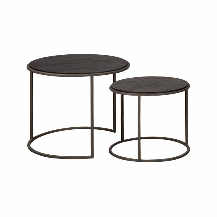 Tower Living Spello Bijzettafelset 55 cm Teak