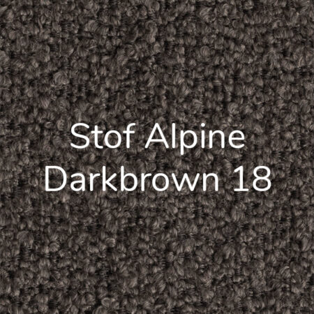 Stof Alpine Darkbrown 18
