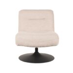 LABEL51 Fauteuil Eli 64x74x77 Cm Naturel Boucle Voorkant.jpg