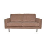 Tower Living Bank Derby Stof Lara 005 Pale brown Vooraanzicht