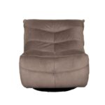 LABEL51 Relaxfauteuil Take It Easy 84x104x94 Cm Stof Naturel Touch 3