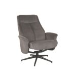 LABEL51 Relaxfauteuil Bergen 77x76x105 Cm Antraciet Cosmo Perspectief2 v2