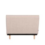 LABEL51 Slaapbank Single 101x90x81 Cm Naturel Touch Naturel Hout Achterkant
